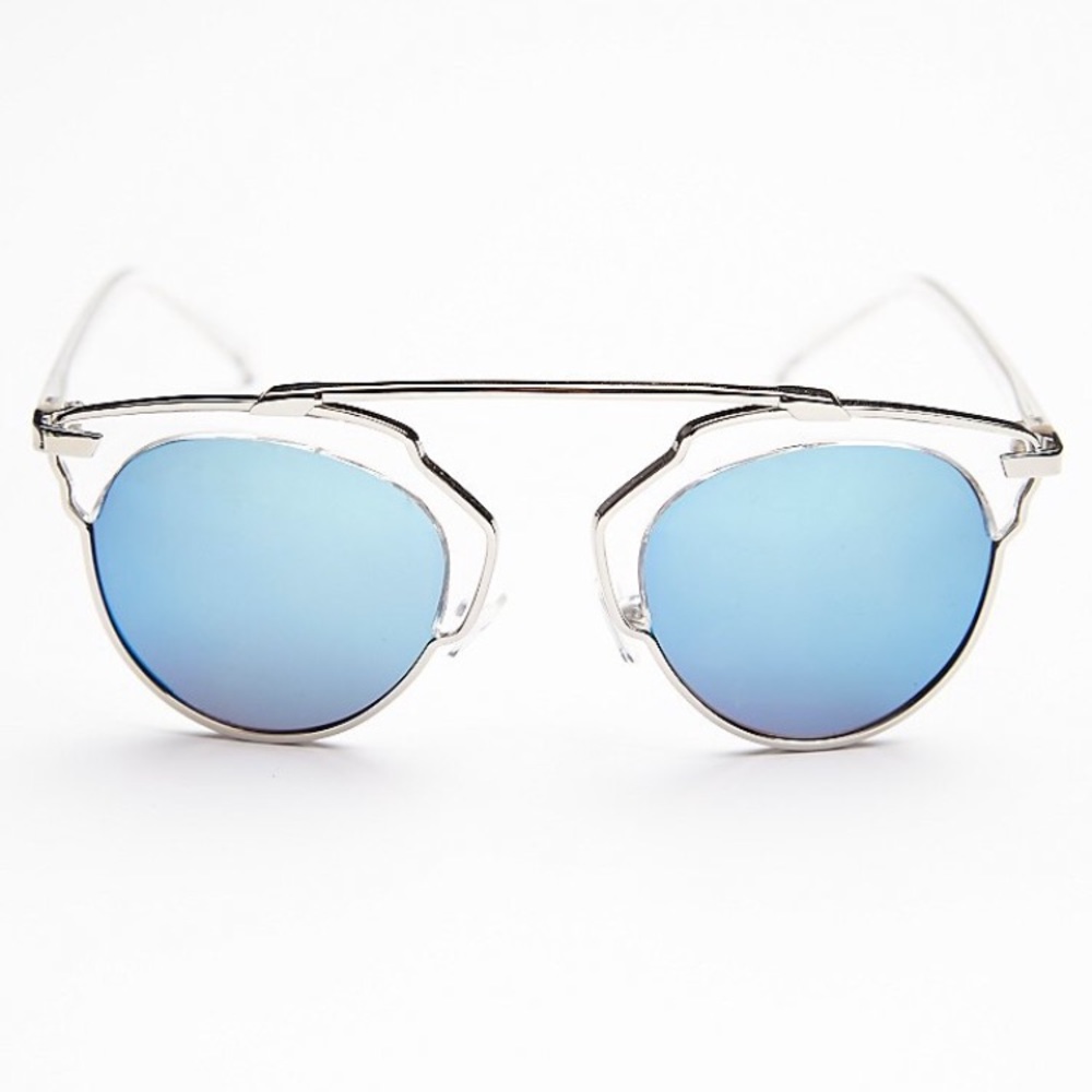 FREE PEOPLE blue sunglasses